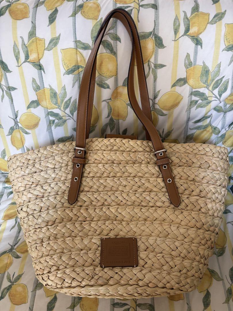 【COACH コーチ】美品♡カゴバッグ トートバッグ 春夏 ブラウン