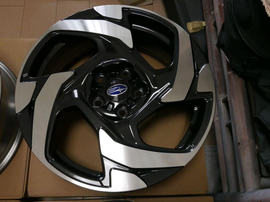 スバル クロストレック 新車外し18インチホイール 4枚セット(18