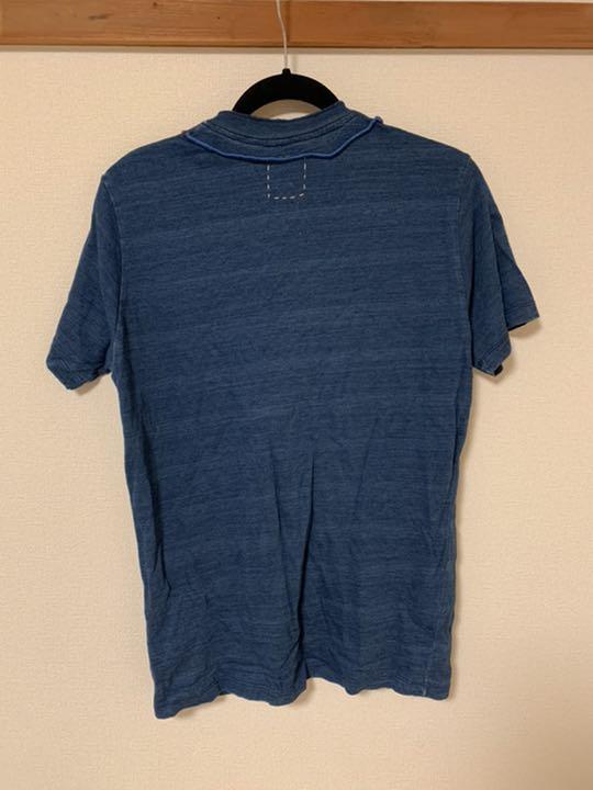 新作入荷限定SALE visvim INDIGO BEADS HENLEY NECKLACE TEE 0CLPQ-m12982651350 お得豊富な