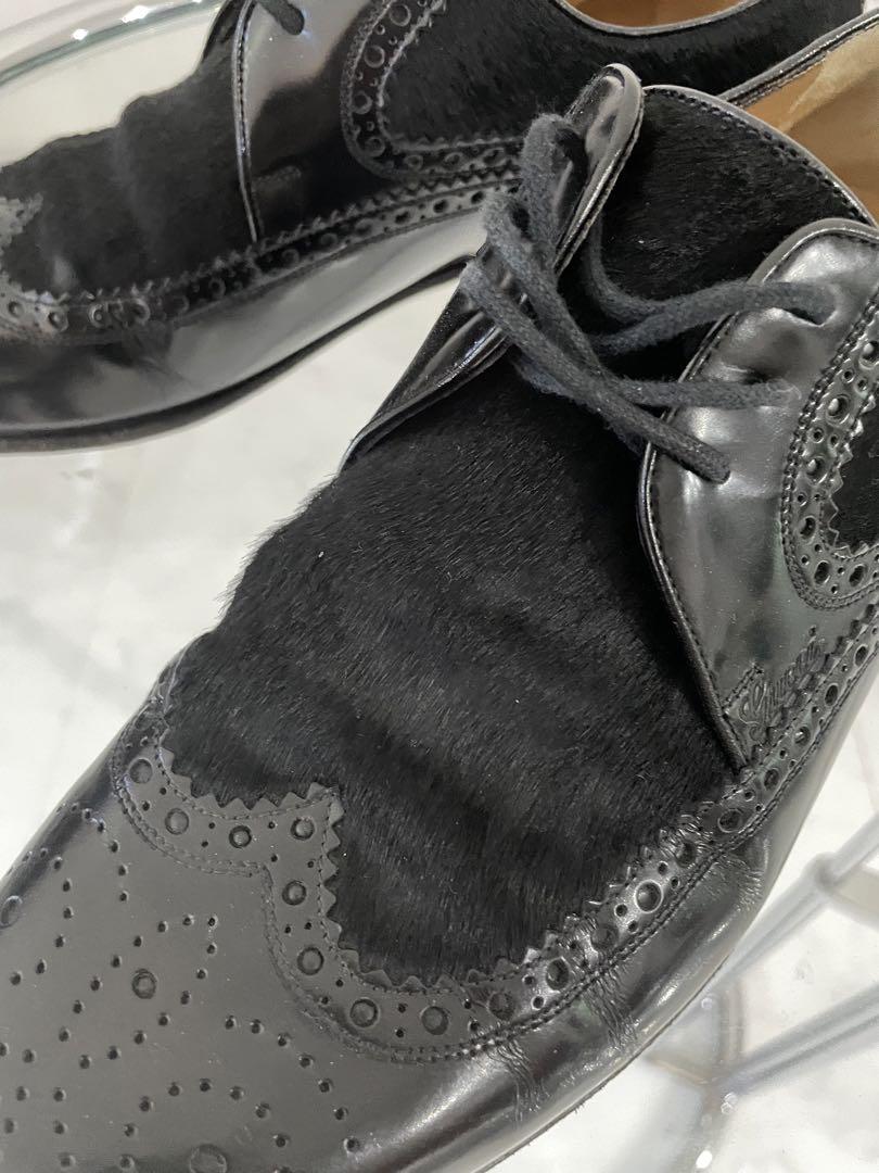 希少！GUCCI ハラコレザードレスシューズ