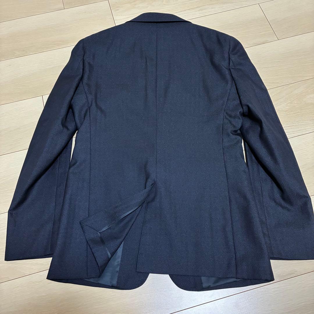 未使用級✨スーツセレクト セットアップ スリーピース ネイビー A5 紳士 高級 未使用級✨スーツセレクト セットアップ スリーピース ネイビー A5 紳士 高級