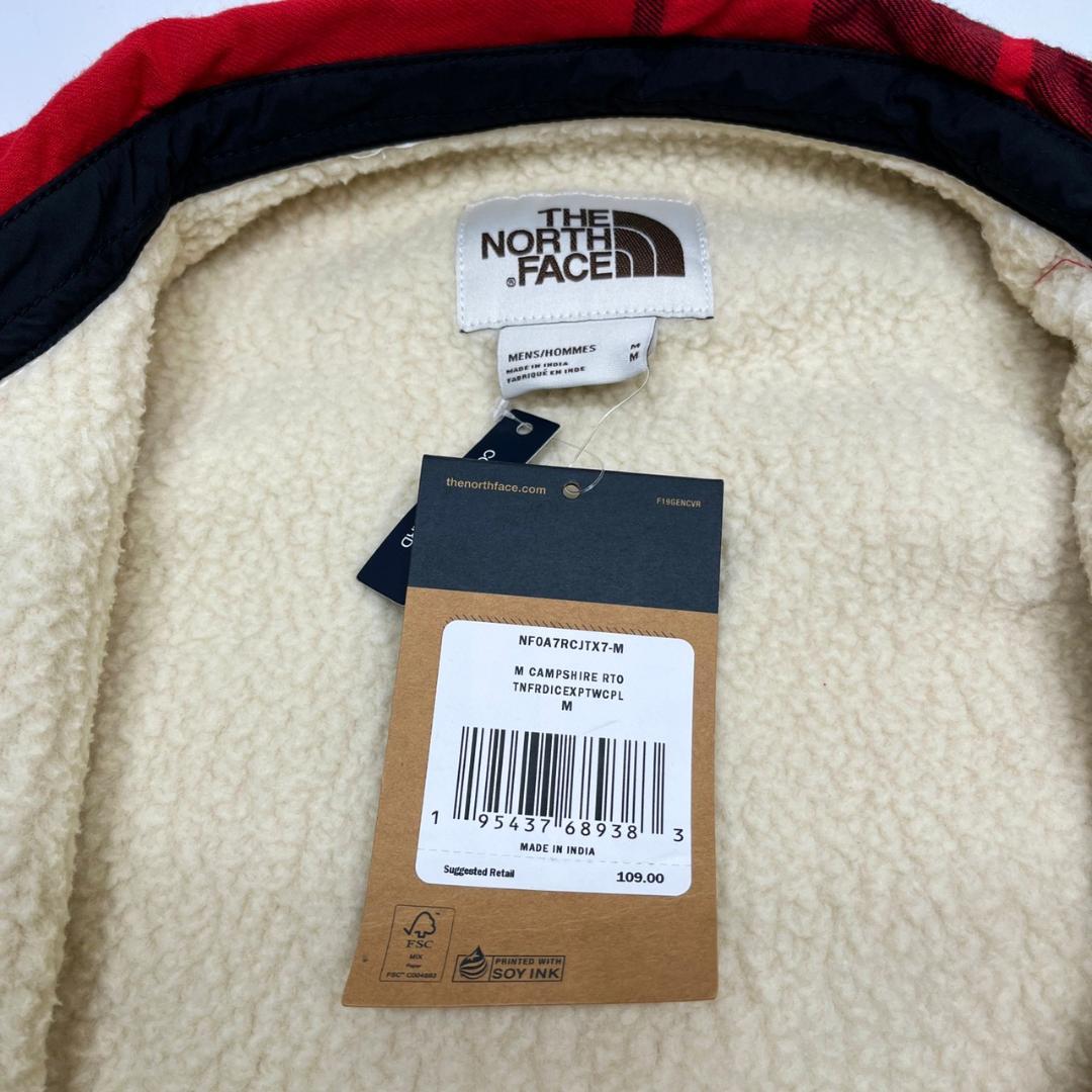 超歓迎定番 THE ノースフェイス チェックボアネルシャツ M OwpCJ-m12988170015 NORTH FACE 爆買い国産