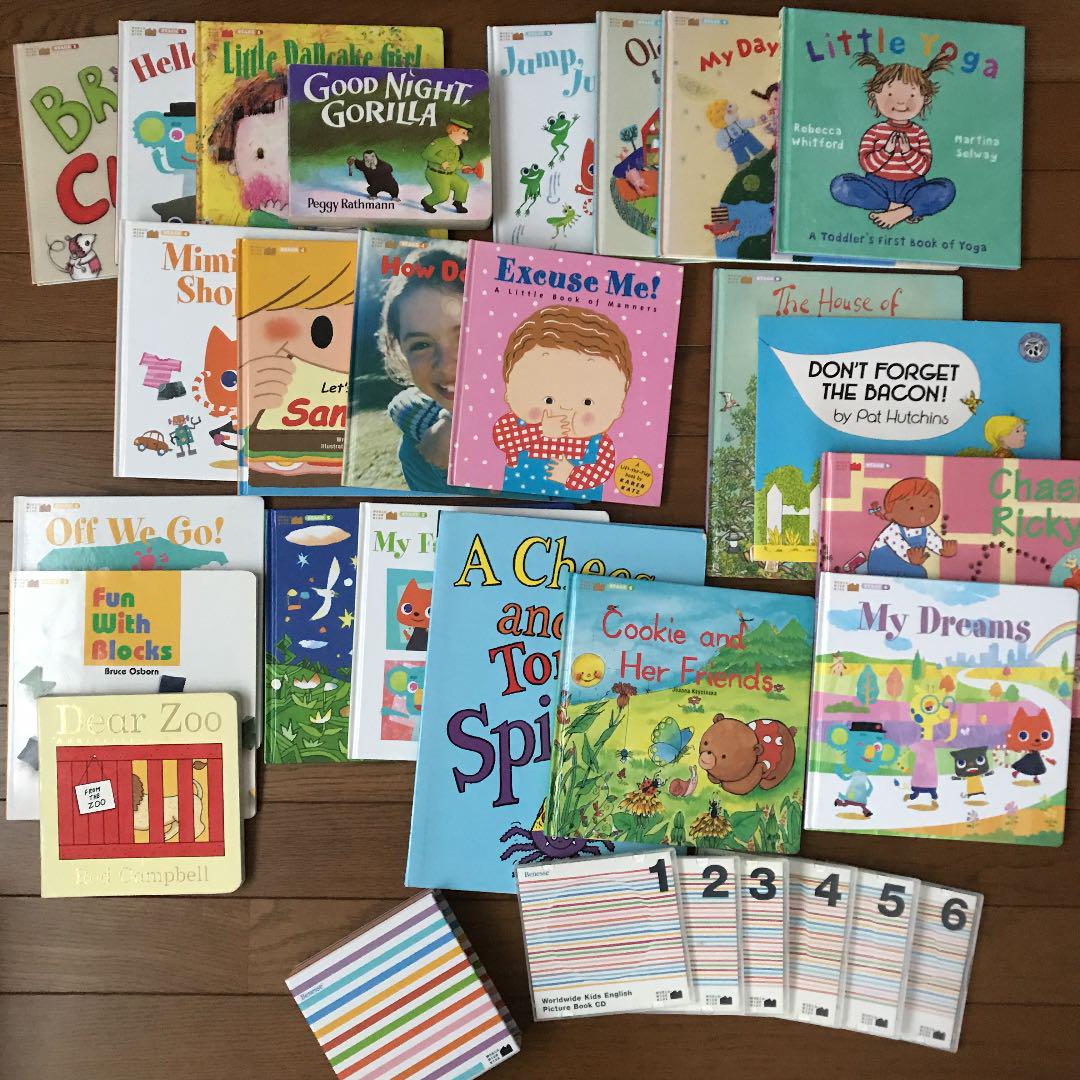 クリスマスツリー特価! ワールドワイドキッズ 絵本24冊 CD付き - 知育玩具