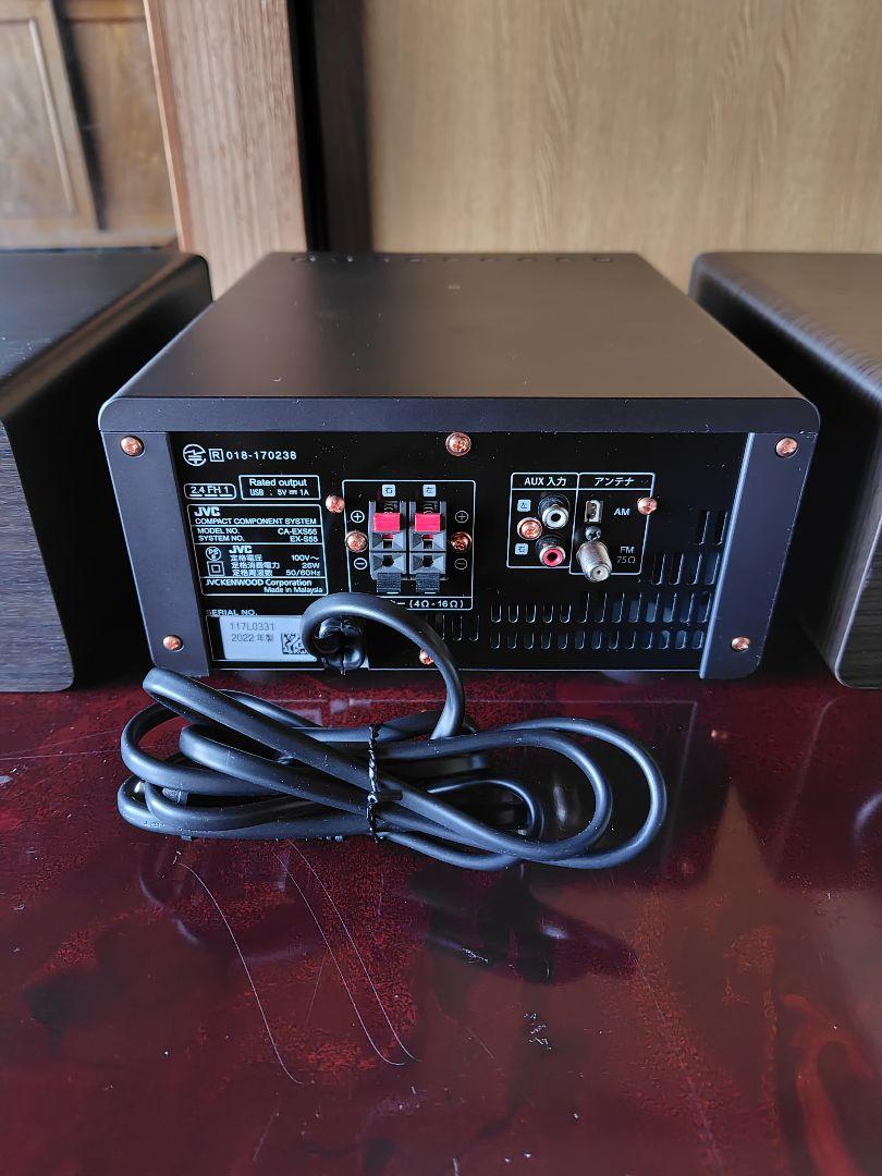 美品 2022年製 JVC EX−S55−T コンパクトコンポーネントシステム 画像7