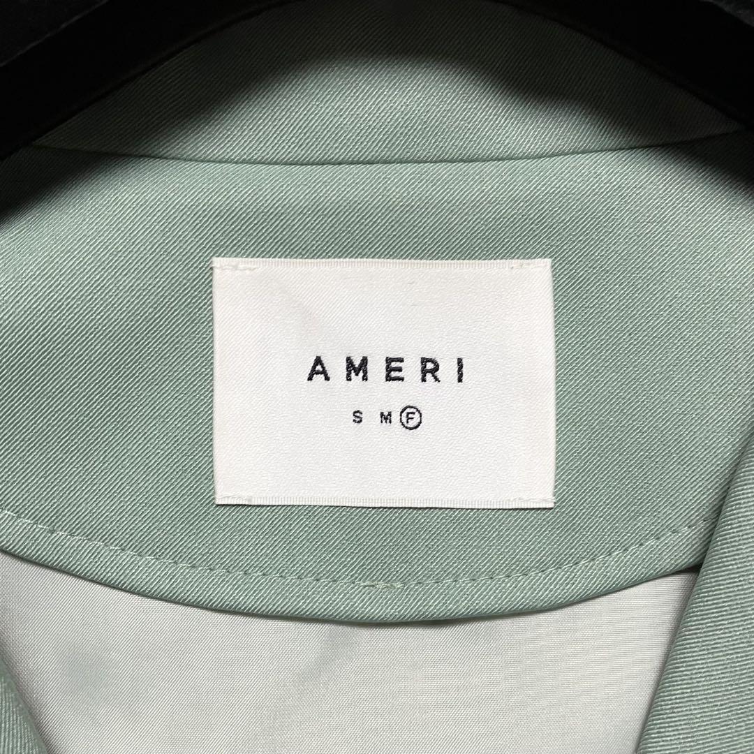 AMERI ベルテッド ジャケット　テーラードジャケット　グリーン　20SS