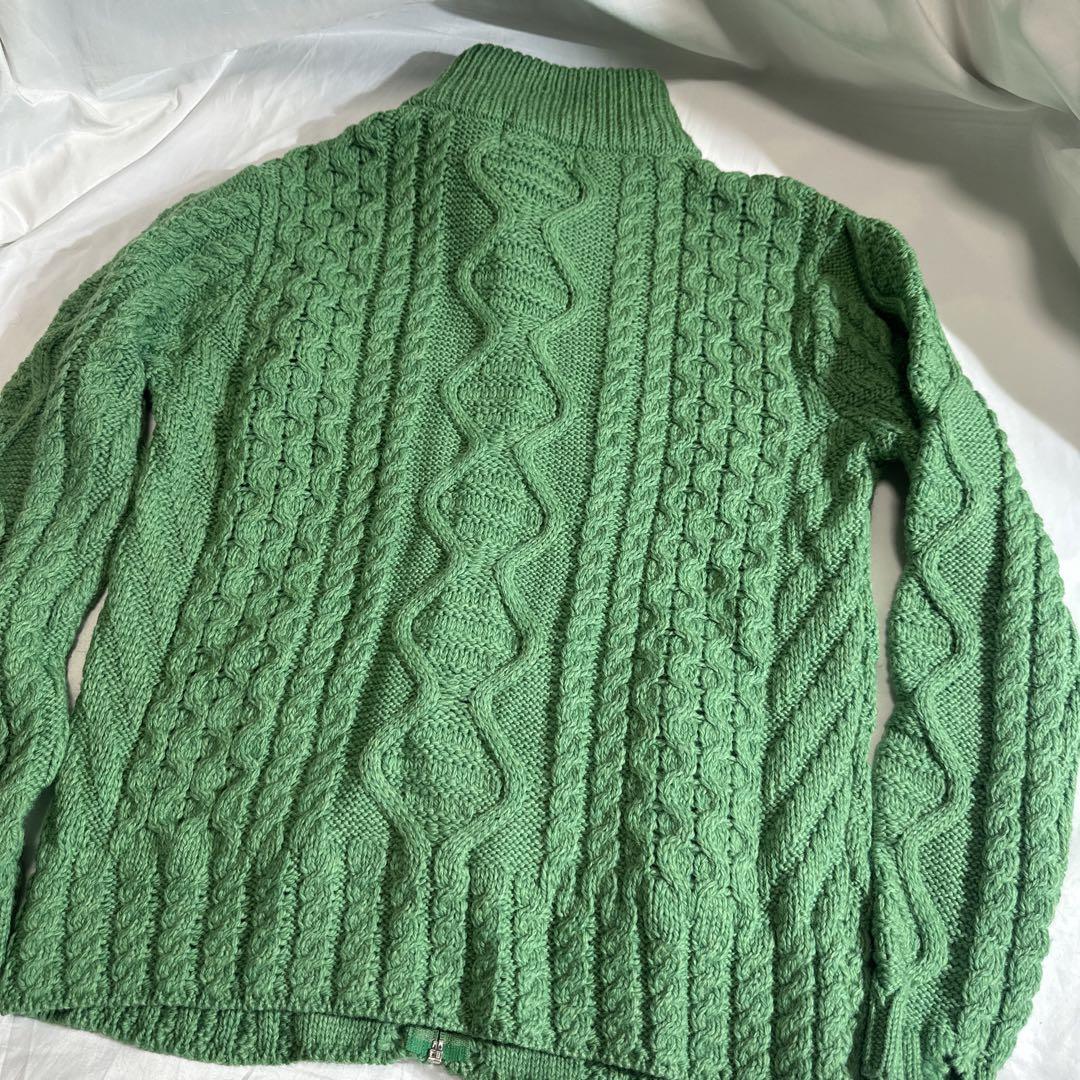 アイルランド製 aran crafts メリノ ウール ボトルネック M