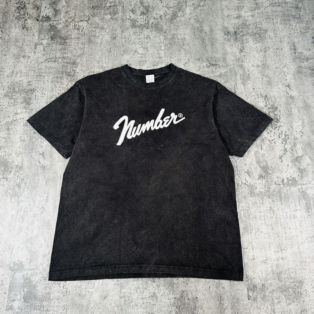 NUMBER (N)INE ナンバーナインUSED加工 プリントTシャツ L