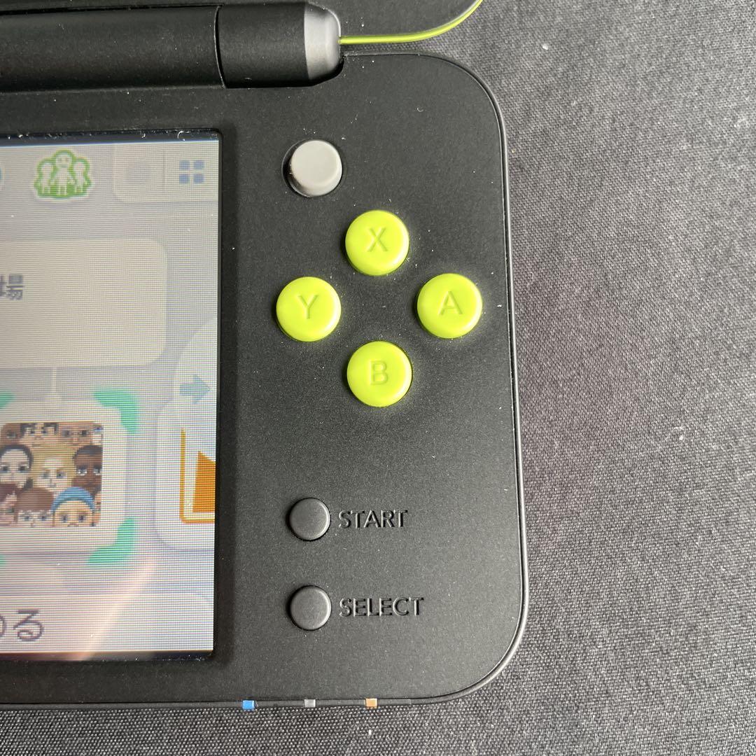 Newニンテンドー2DS LL ブラック×ライム 本体のみ
