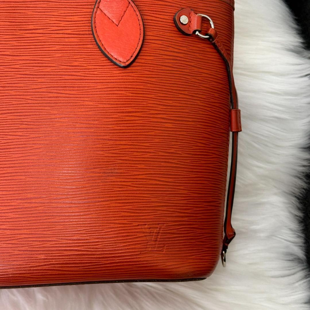 LOUIS VUITTON エピ ネヴァーフルPM ポーチ付き オレンジ ピモン オンライン 通販ファッション - LOUIS VUITTON エピ ネヴァー