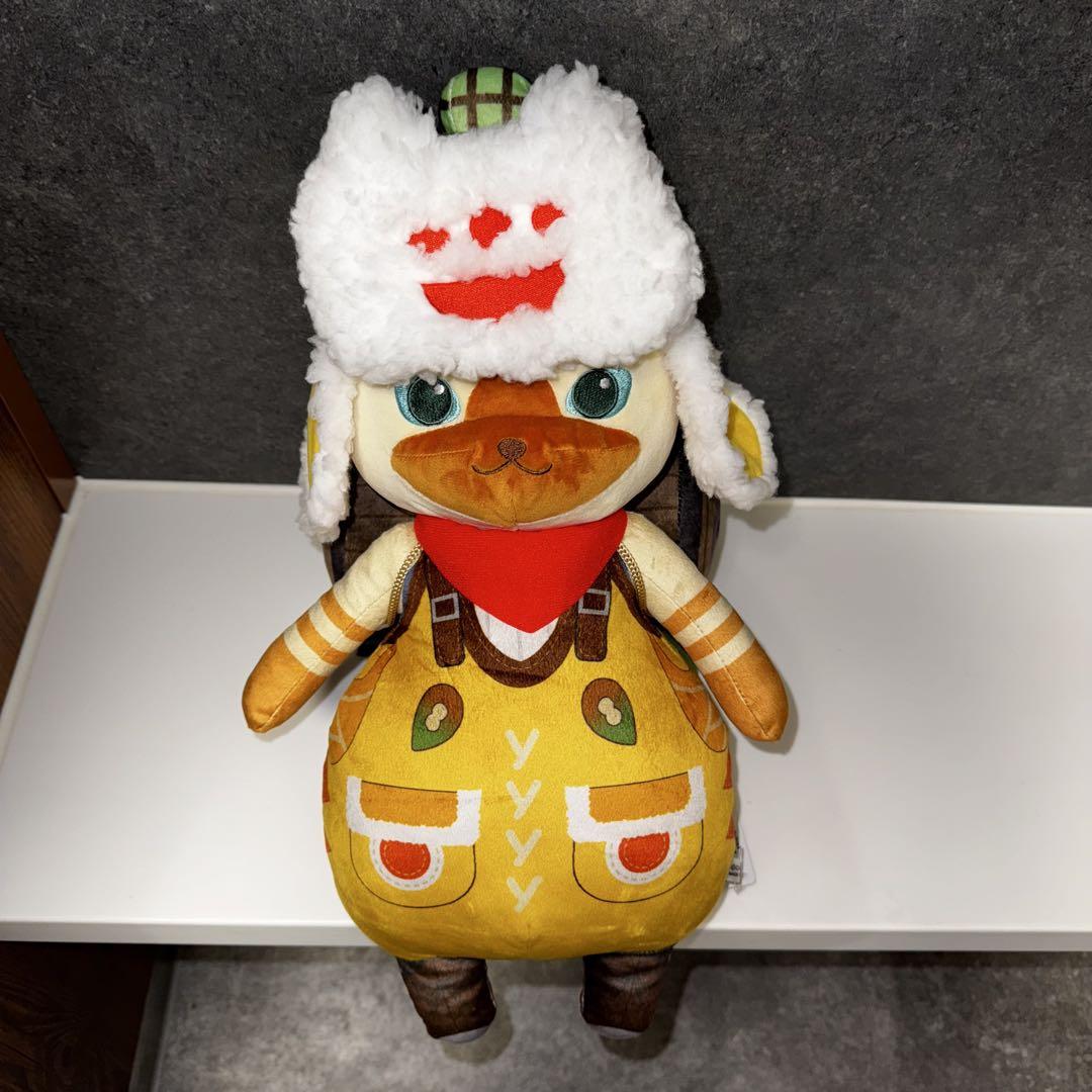 カプコン　モンハン　アイルー　モンスターハンター　アクリルクロック　ぬいぐるみ