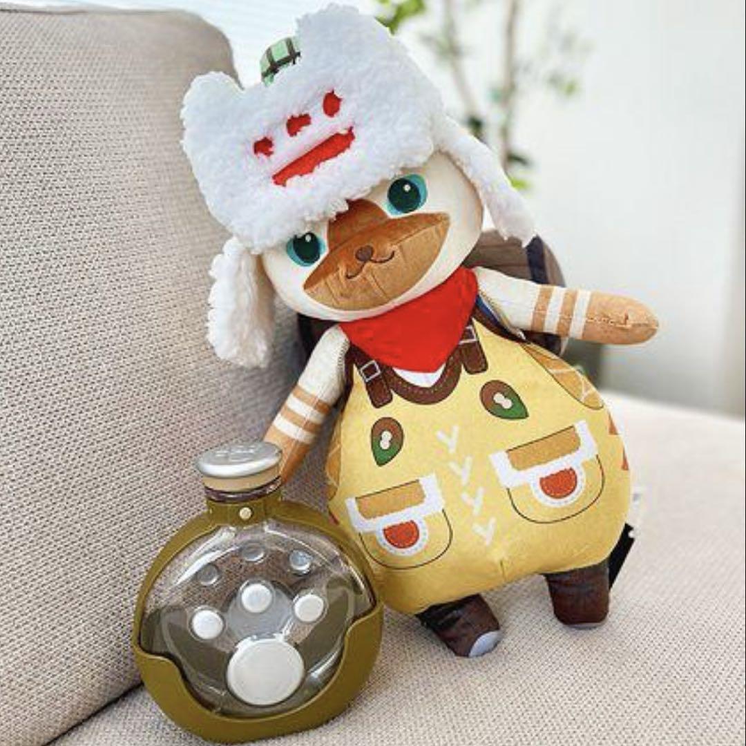 カプコン　モンハン　アイルー　モンスターハンター　アクリルクロック　ぬいぐるみ