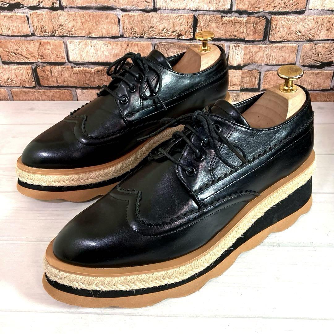 極美品□Akiron×DONOBAN□ドレスシューズ✨ウィングチップ 厚底