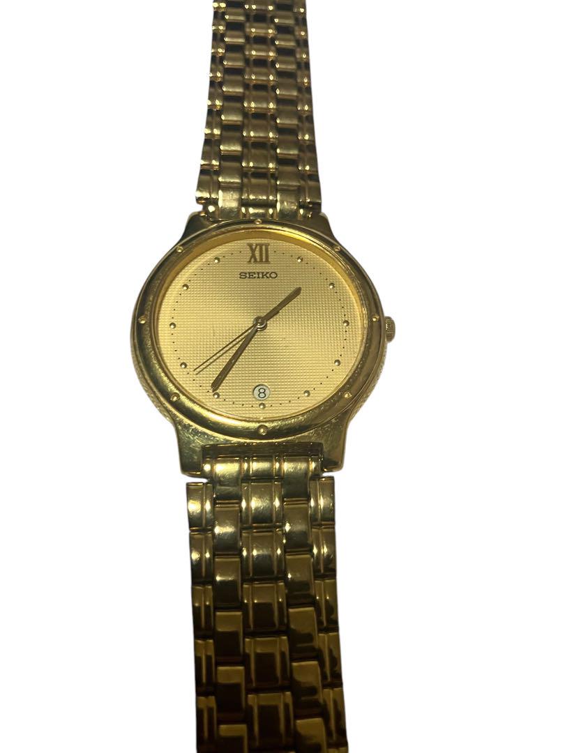 SEIKO ゴールド クォーツ腕時計