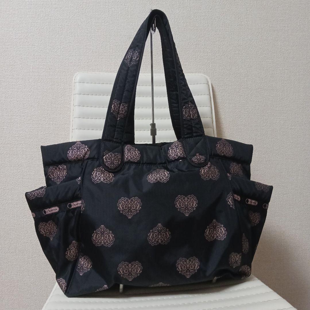 2391　レスポートサック　トートバッグ　ハート　ピンク　極美品