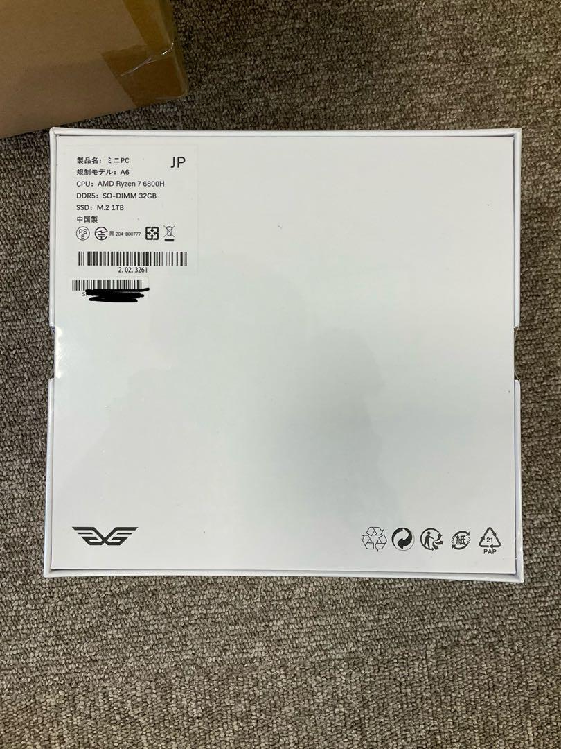 GEEKOM A6 ミニPC AMD Ryzen 7 6800H