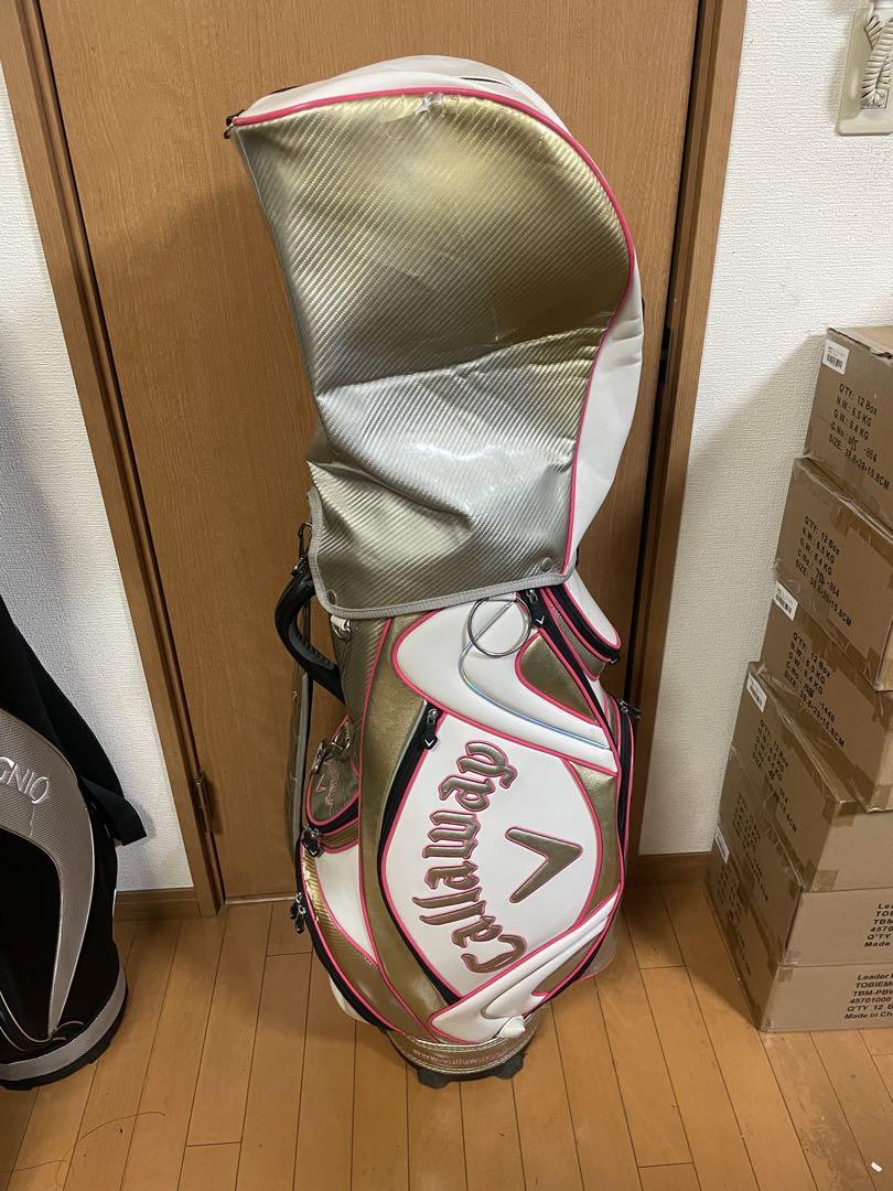 Callaway キャディバッグ シルバー/ホワイト/ピンク　#A55LS