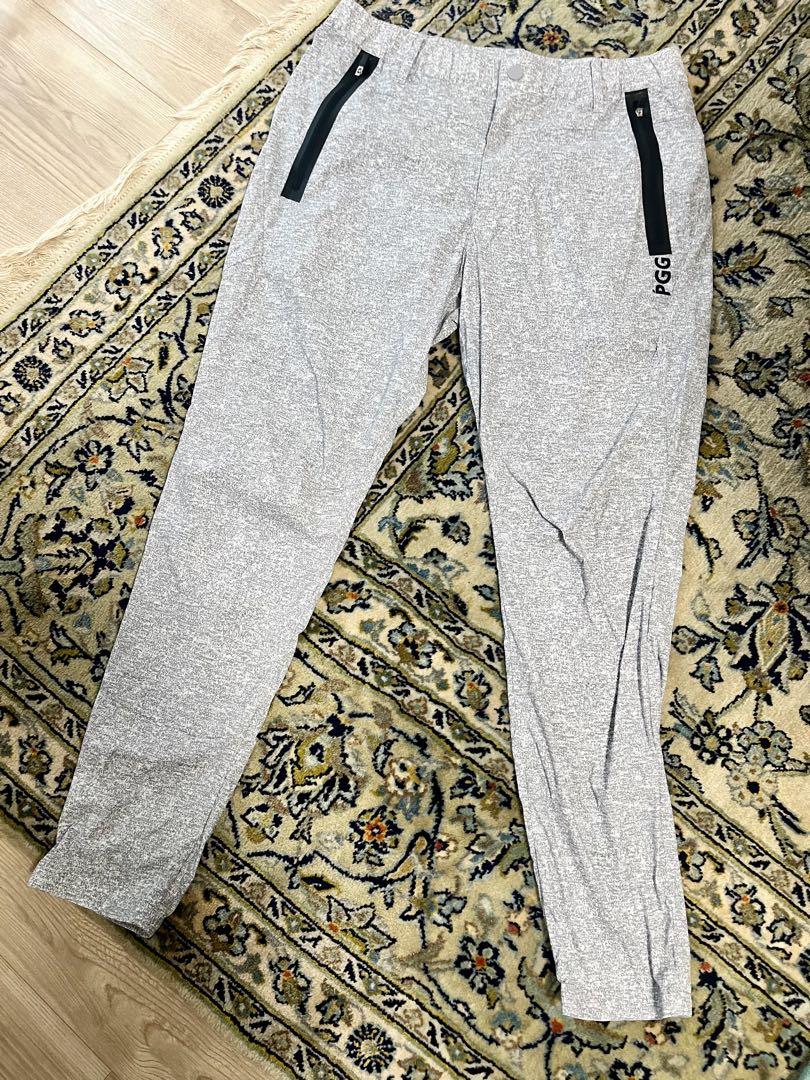 美品 春夏 PGG 超薄生地 ストレッチパンツ M