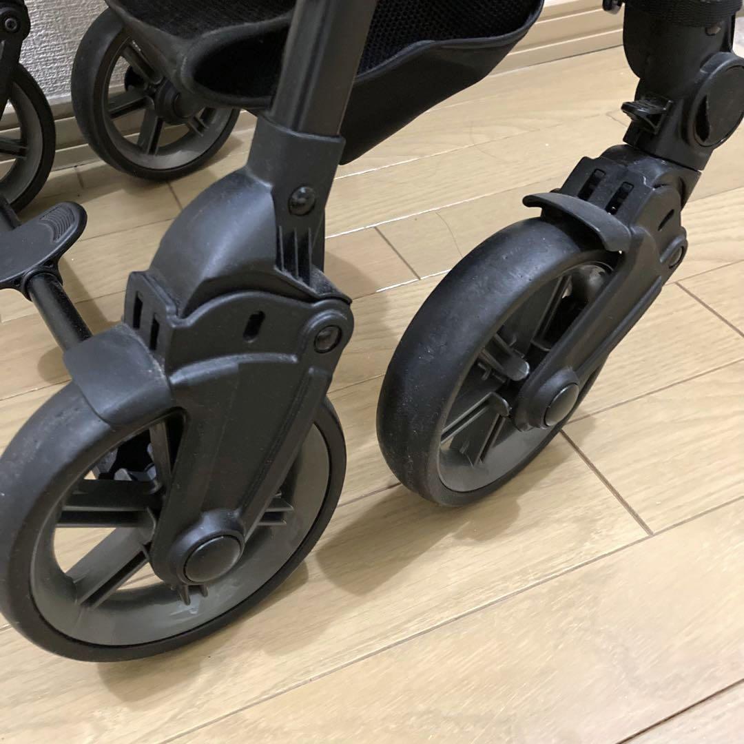 カルフィットグラン　ベビーカー　グレー