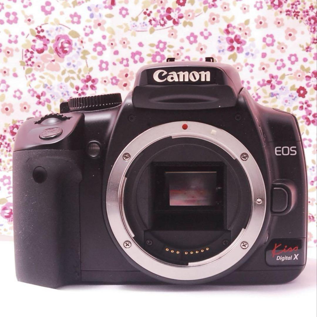 ❤️簡単操作❤️ Canon kiss Digital X レンズセット 初心者 ☆軽量・簡単操作☆Canon kiss digital x レンズセット