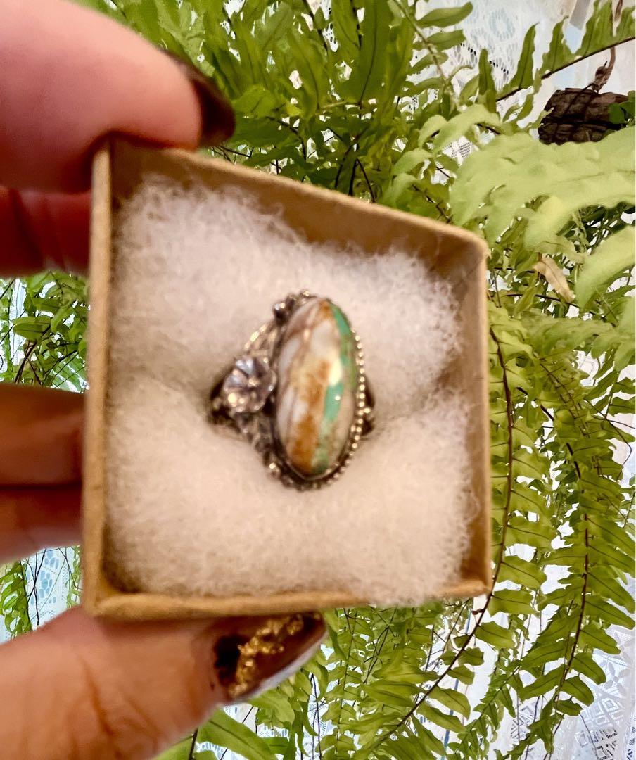 美品　mau _jewelry ターコイズリング　15号