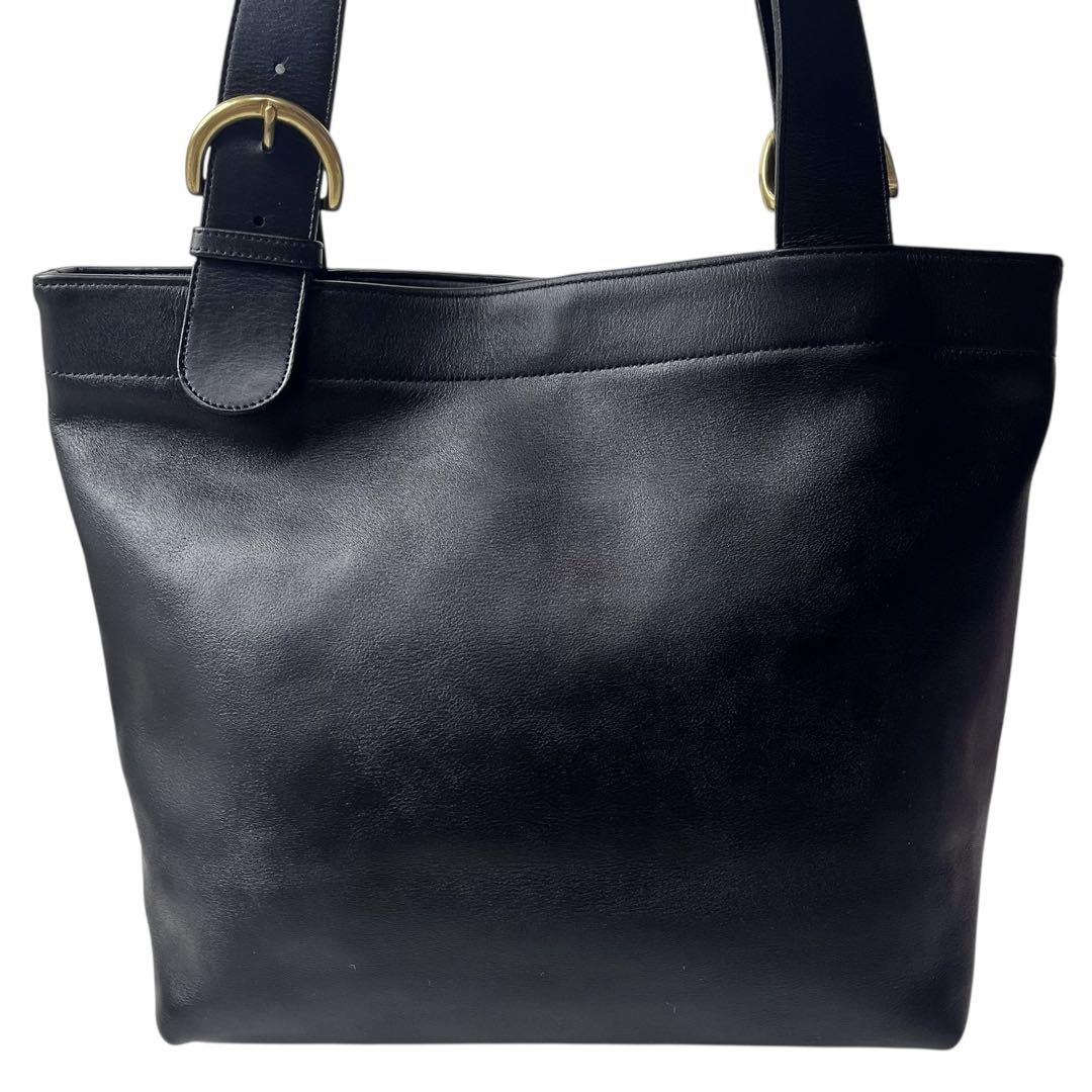 極美品✨ OLDCOACH オールドコーチ トートバッグ 肩掛け 大容量 黒