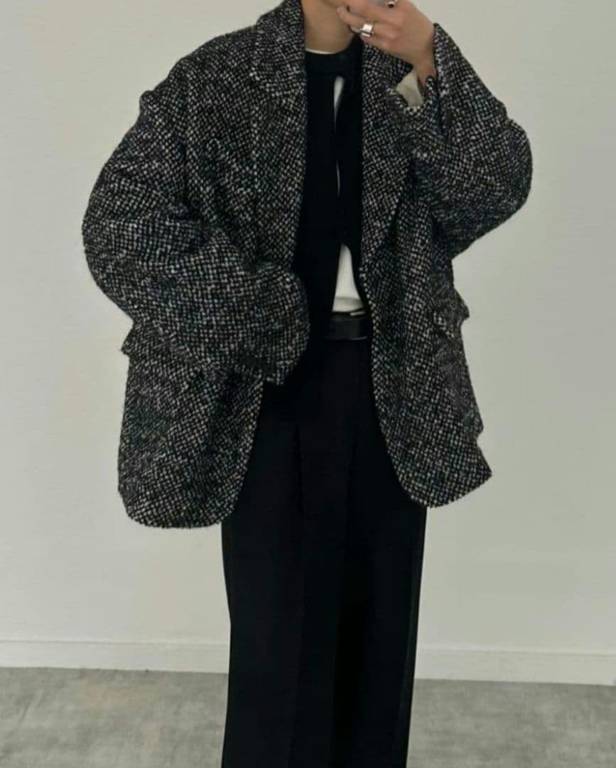 Suzu Hirose×CLANE MIX COLOR OVER COAT Suzu Hirose×CLANE MIX COLOR OVER COAT