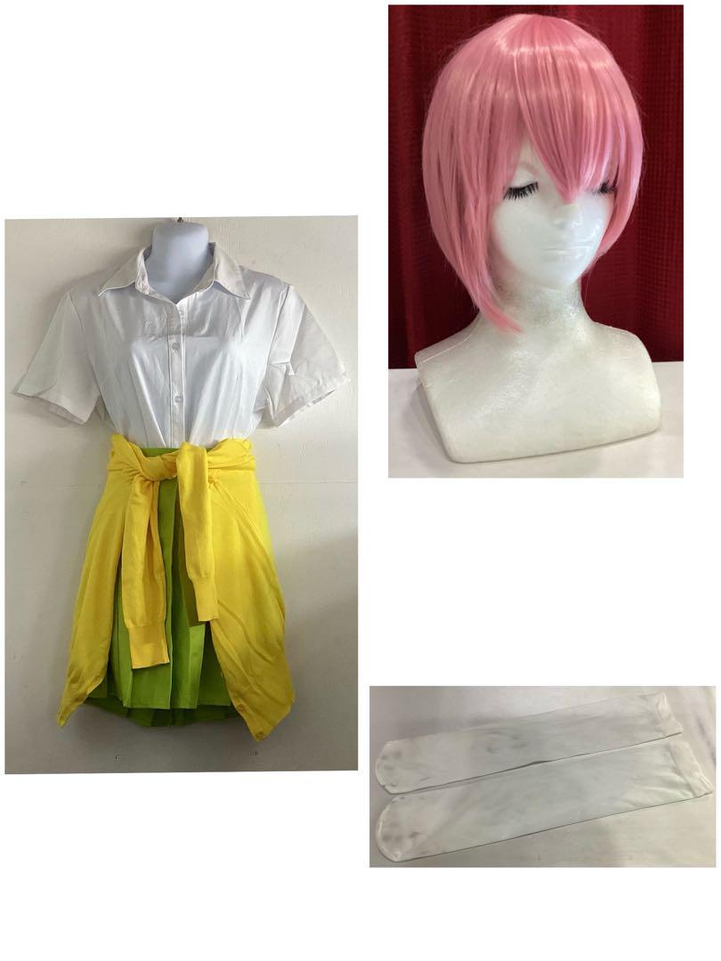 【五等分の花嫁】中野一花　旭高校　ほぼフルセ　XL　コスプレ衣装　E-9753★