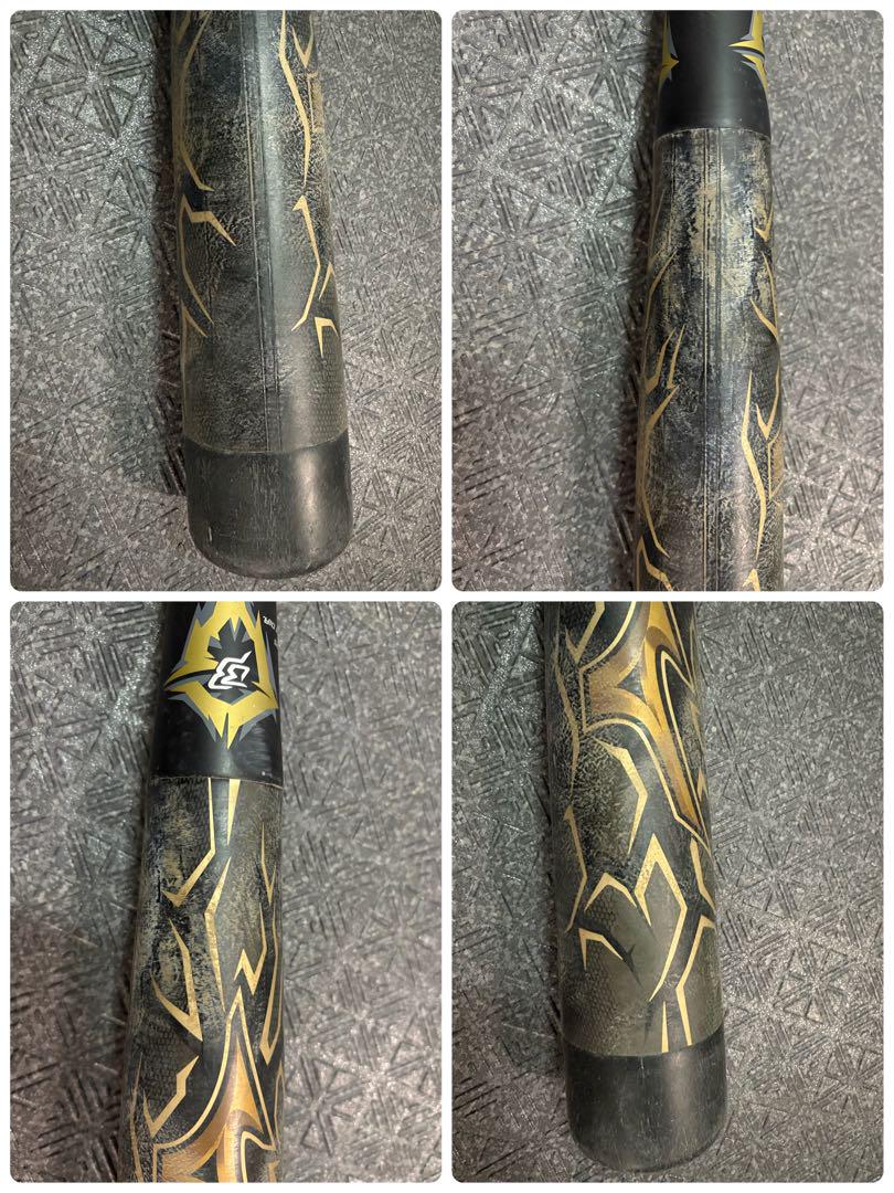 ギガキング　 軟式バット 黒金装飾