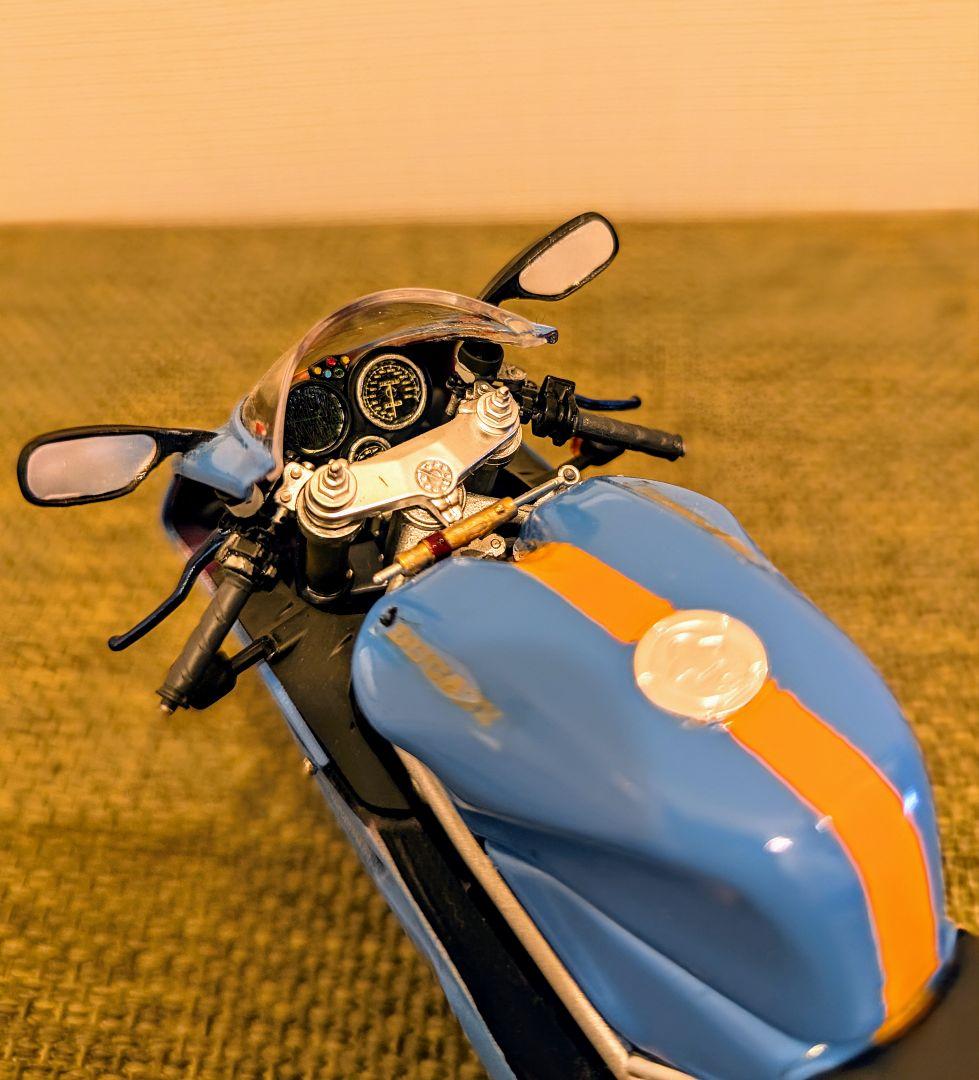 タミヤ1/12バイクプラモデル ドゥカティ916S完成品 - メルカリ