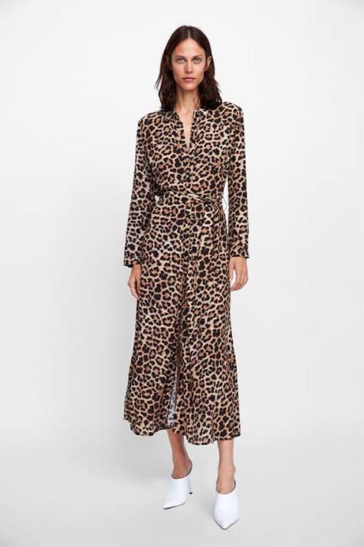 ZARA animal print dress Sサイズ