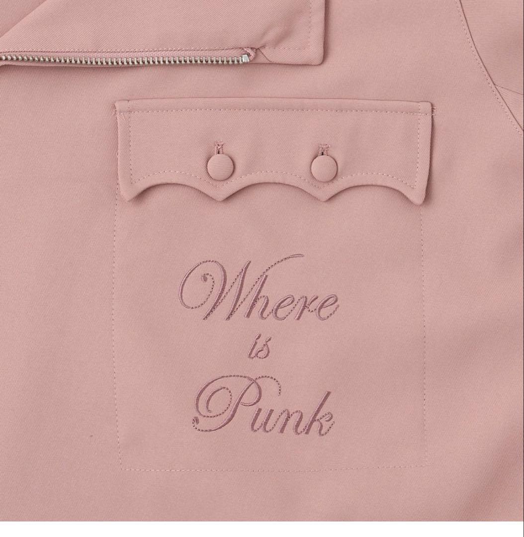 WHEREPUNK ピンクジャケット Mサイズ WHEREPUNK ピンクジャケット Mサイズ