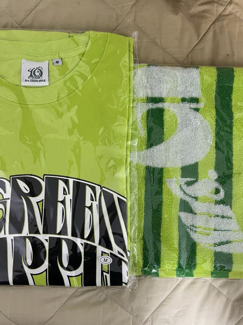Mrs.GREEN APPLE　ミセス　サマー Tシャツ　タオル Mrs. GREEN APPLE MGAサマー タオル Tシャツ M ミセス - メルカリ