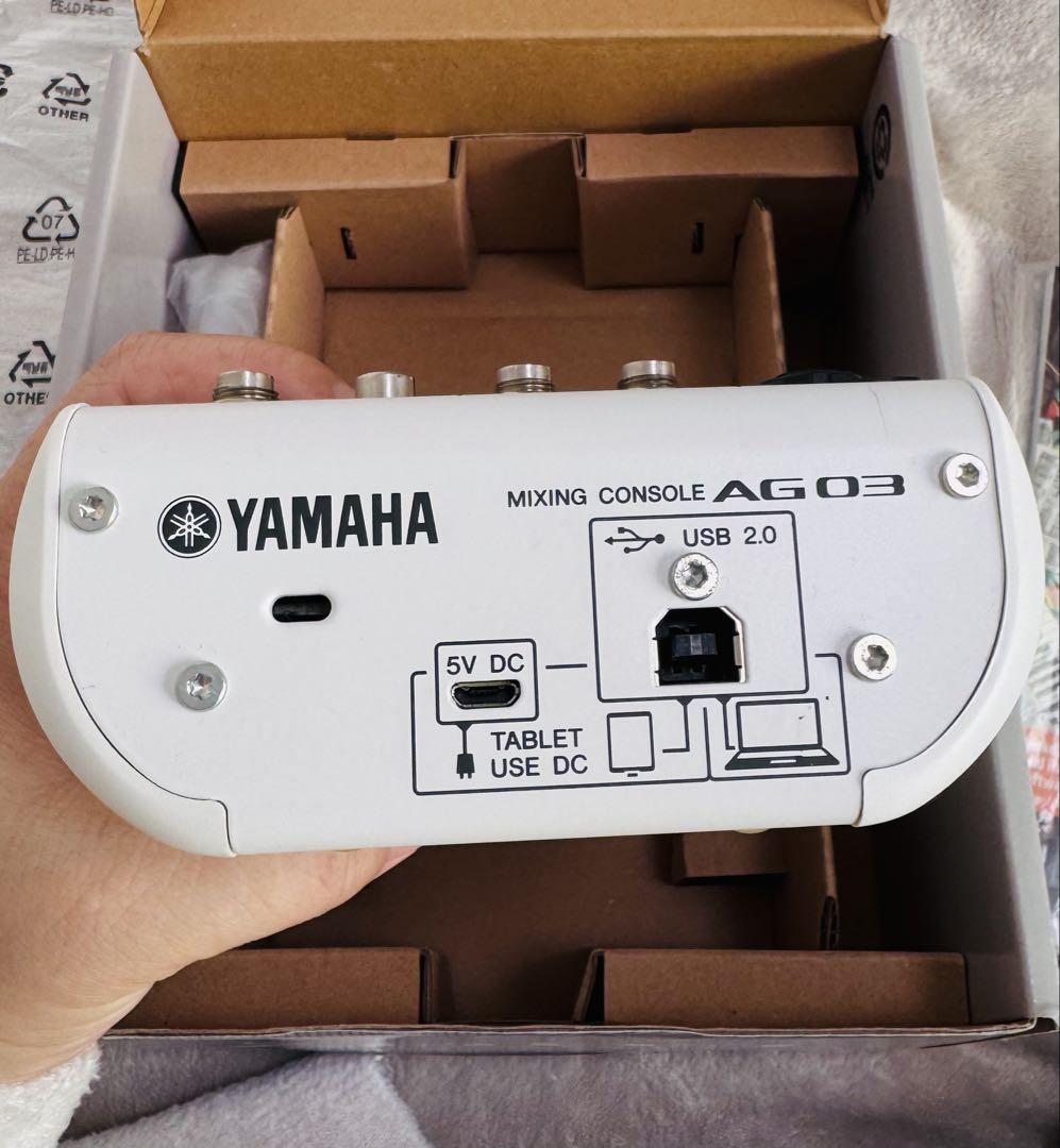 【美品・箱付】ヤマハ YAMAHA AG03 オーディオインターフェース