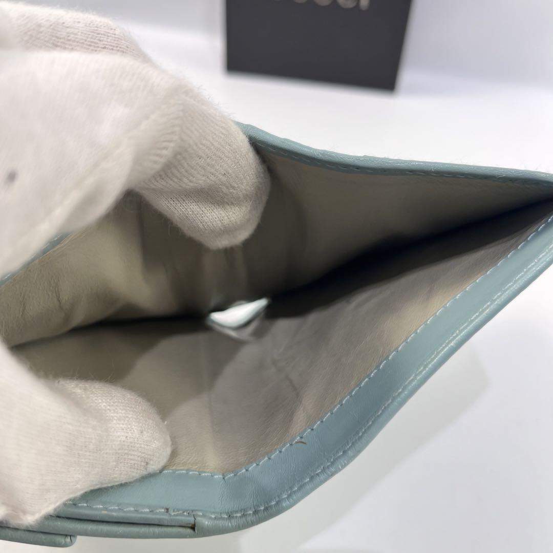 美品✨GUCCI マイクロシマ　ジャッキー　二つ折り財布