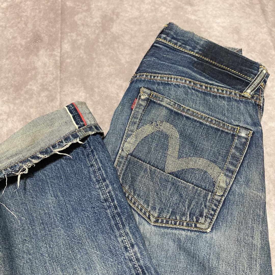 エヴィス　evisu （28） ダメージジーンズ　デニムパンツ　カモメ　日本製
