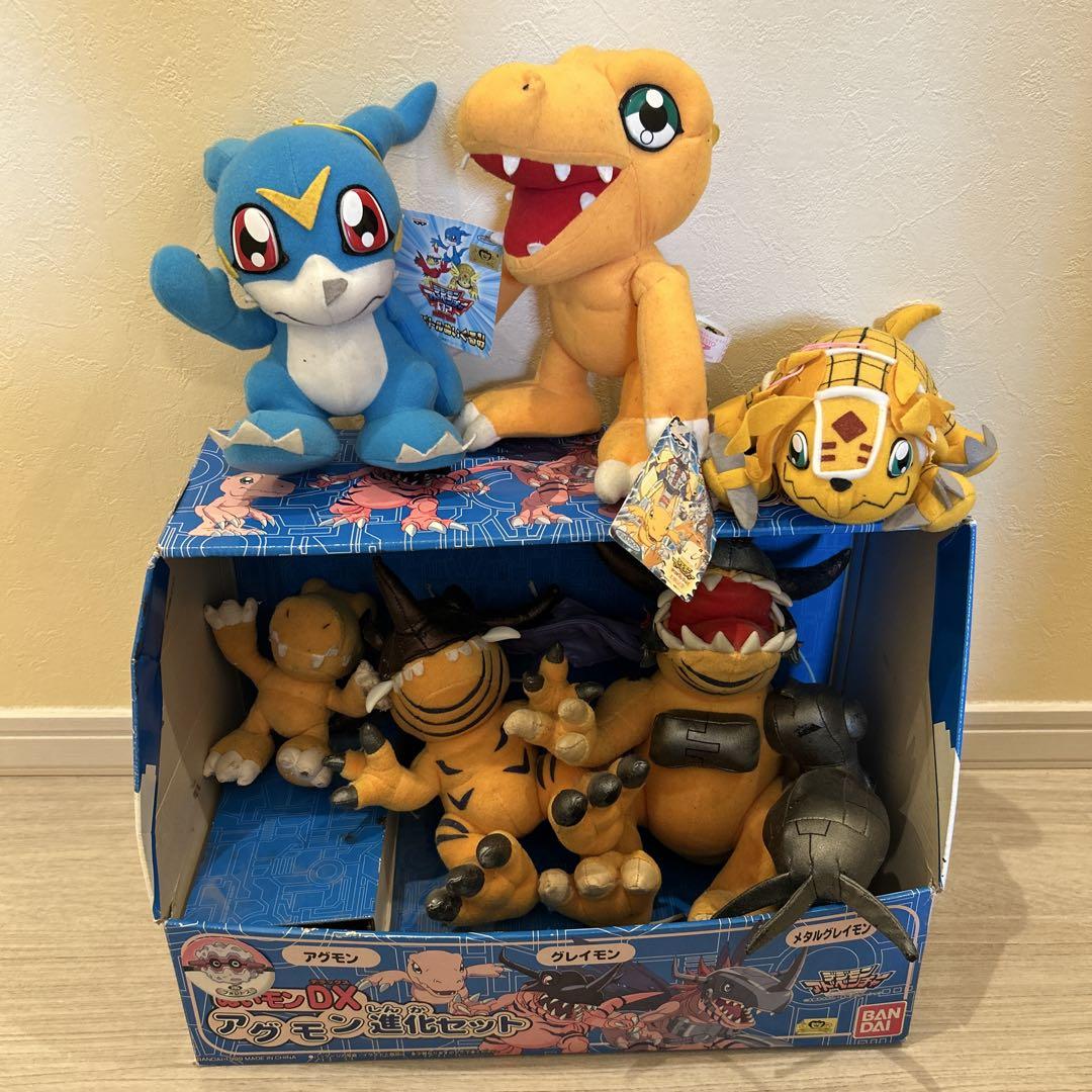 デジモンDX アグモン進化セット Amazon.co.jp: B品／絶版99 デジモンアドベンチャーぬいモンDX