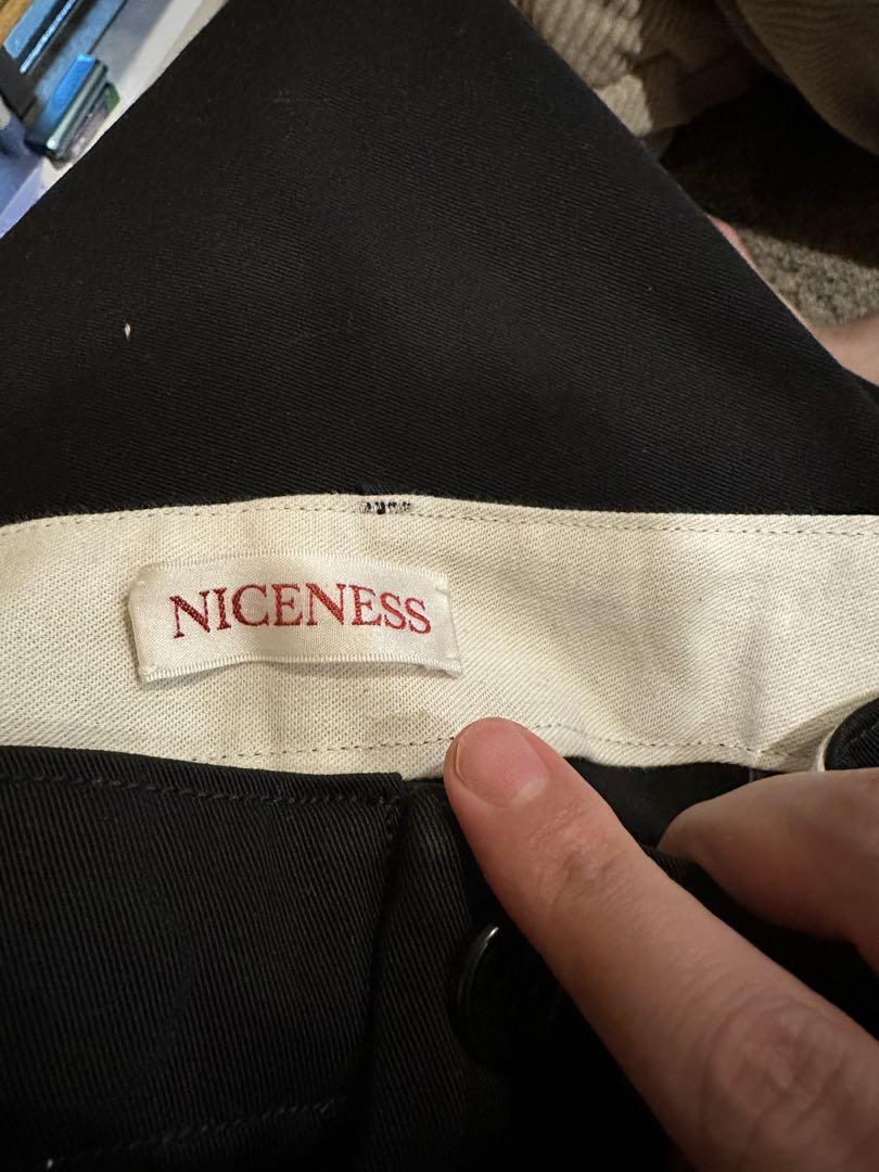 NICENESS エンジニアトラウザー MALDOON L ナイスネスNICENESS MALDOON エンジニアトラウザー チノ L