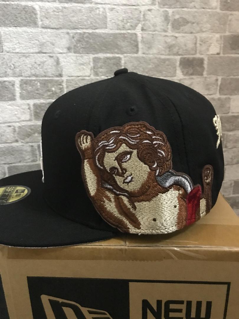 MLB大谷翔平所属LAドジャースNEWERAアーティストコラボキャップ1/2BK