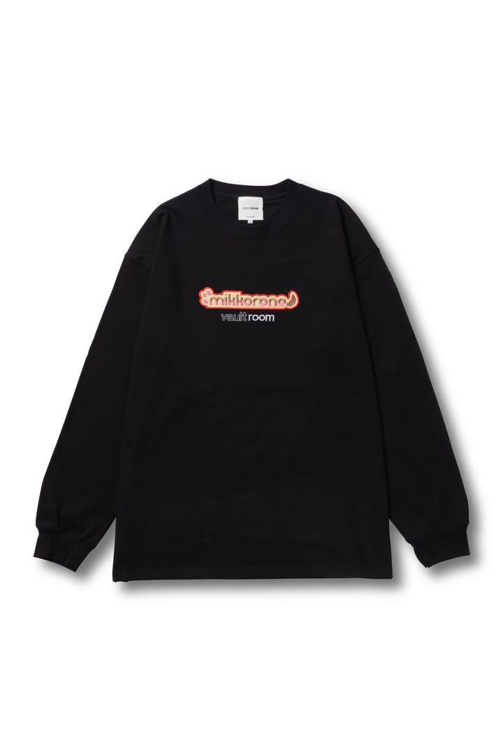 Lサイズ　vaultroom MIKKORONE L/S TEE / BLACK
