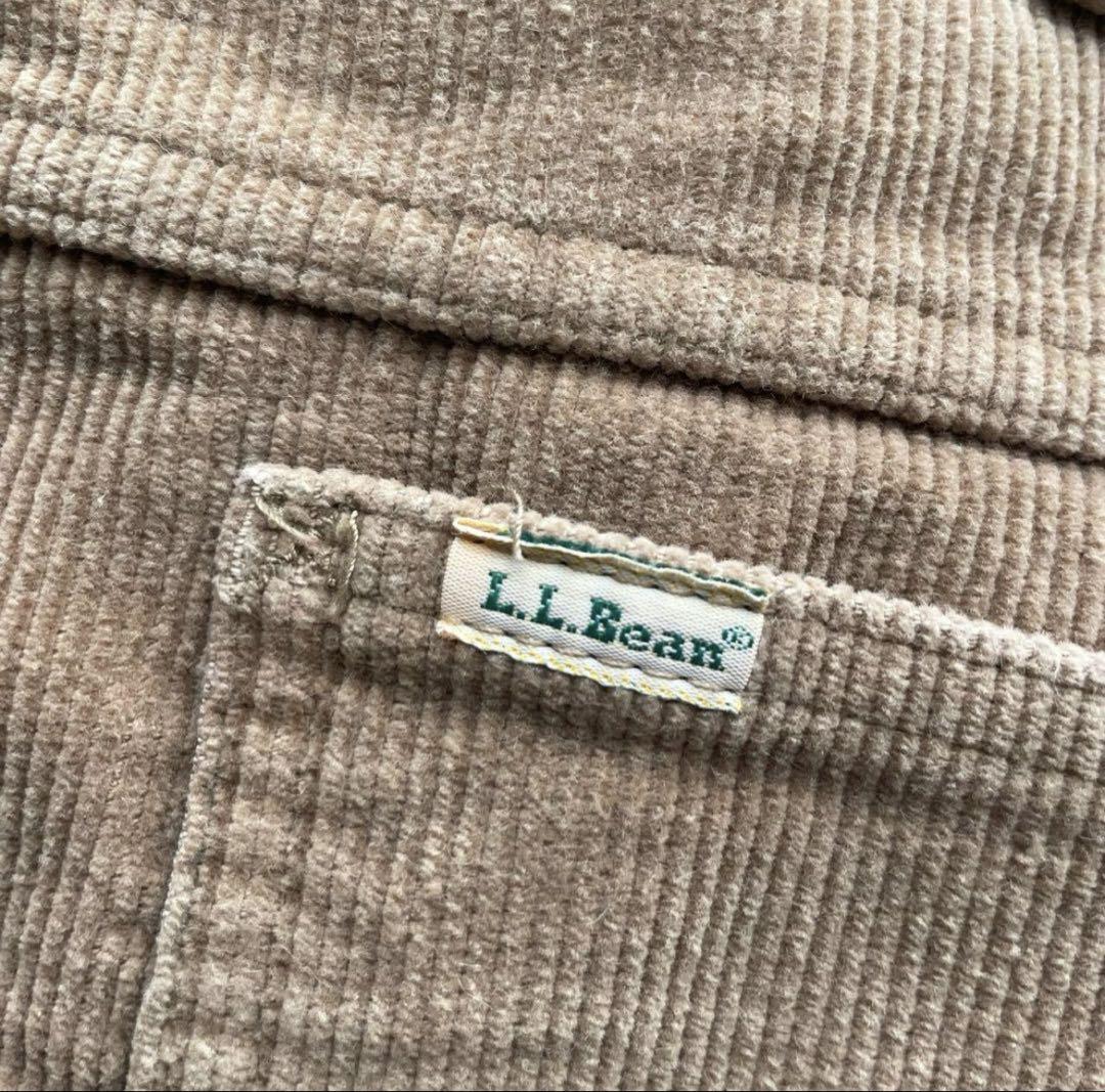 USA製 エルエルビーン ビンテージ コーデュロイパンツ チェック 80s 古着
