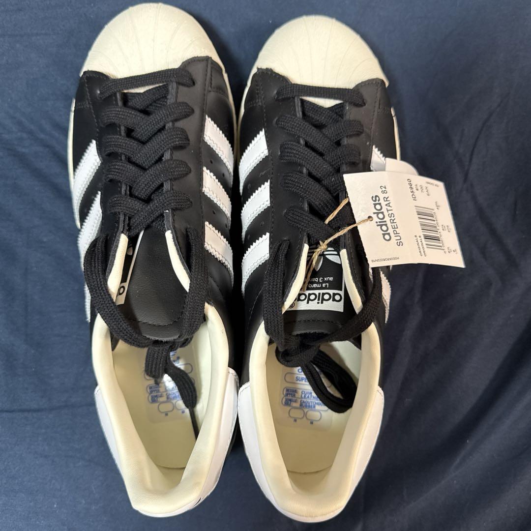 試着のみ】adidas スーパースター82 27cm 黒白 ID5960 - メルカリ