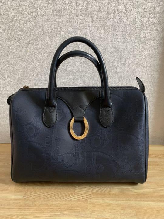 ディオールDior トロッター ヴィンテージ ミニボストンハンドバッグ