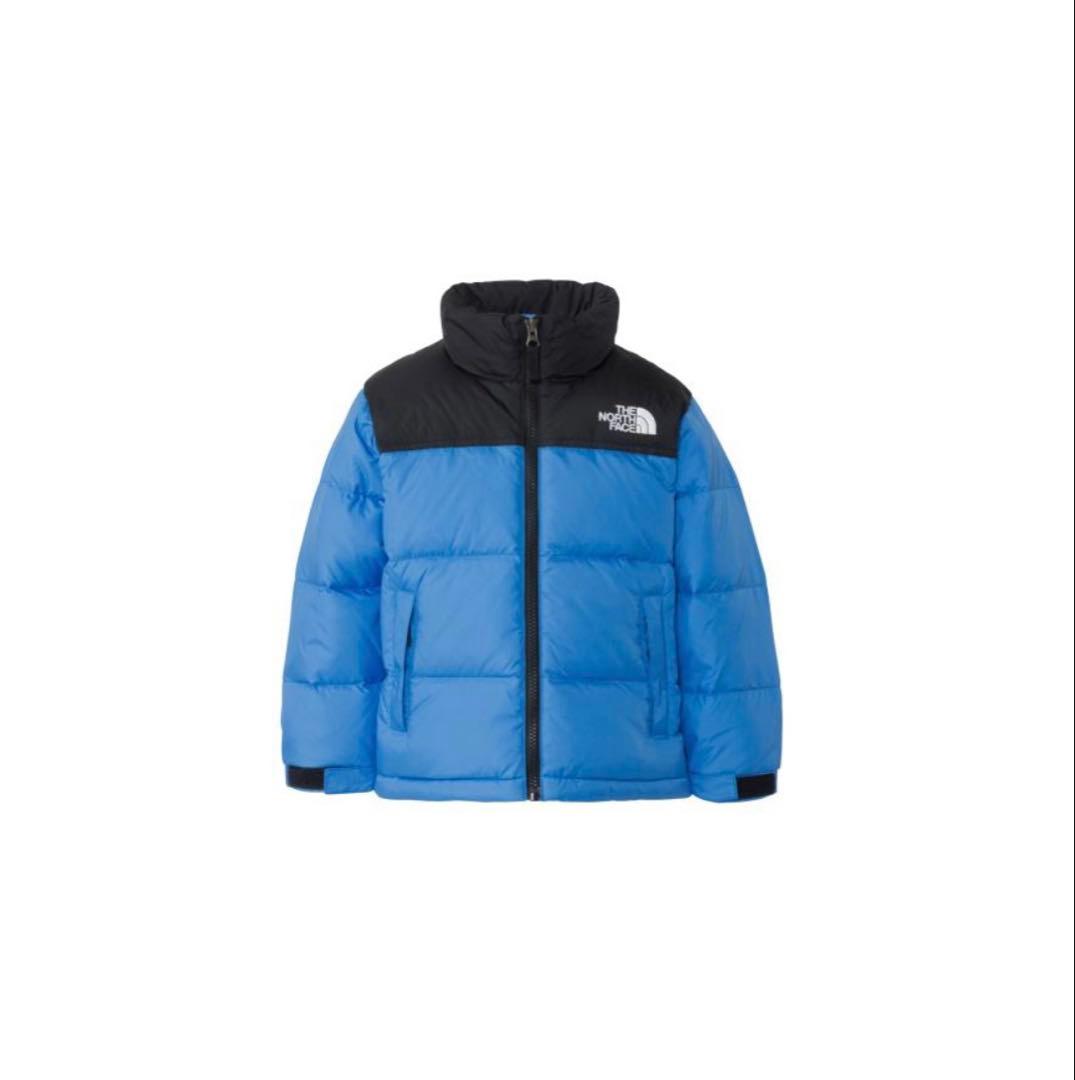 【新品・未使用】 THE NORTH FACE 90cm 中綿コート 青/黒