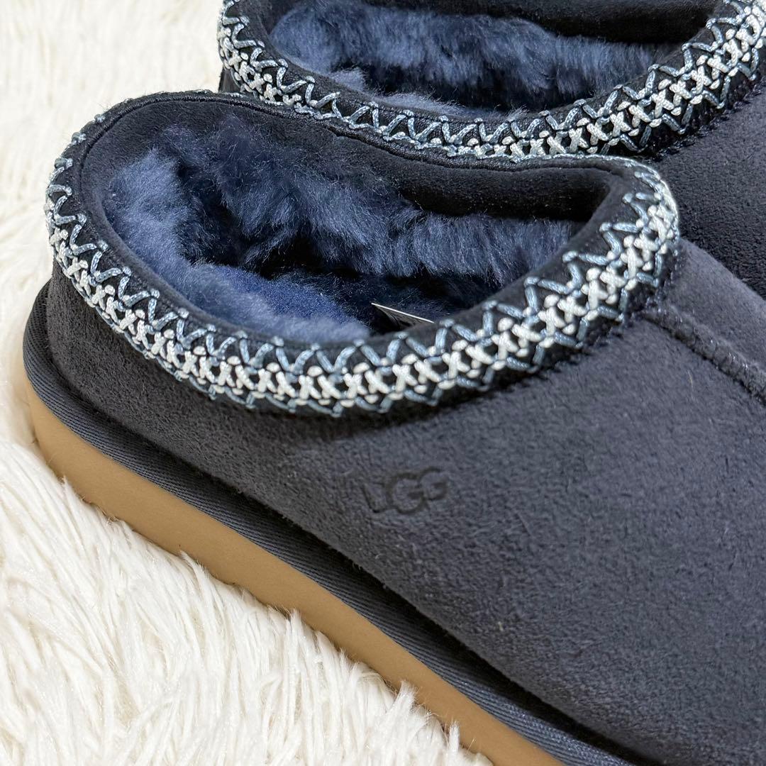 未使用品　UGG　タスマン　スリッポン　スエード　レディース　ネイビー　23㎝