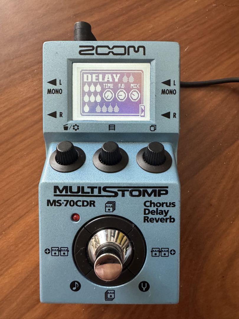 ZOOM MS-70cdr マルチストンプ 空間系　マルチエフェクター