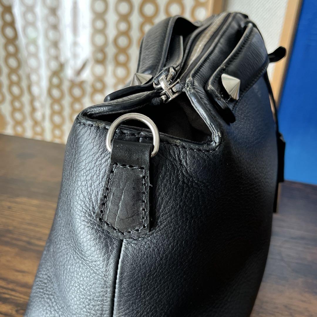 【美品】FENDI フェンディ バイザウェイ ミディアム ブラック バック