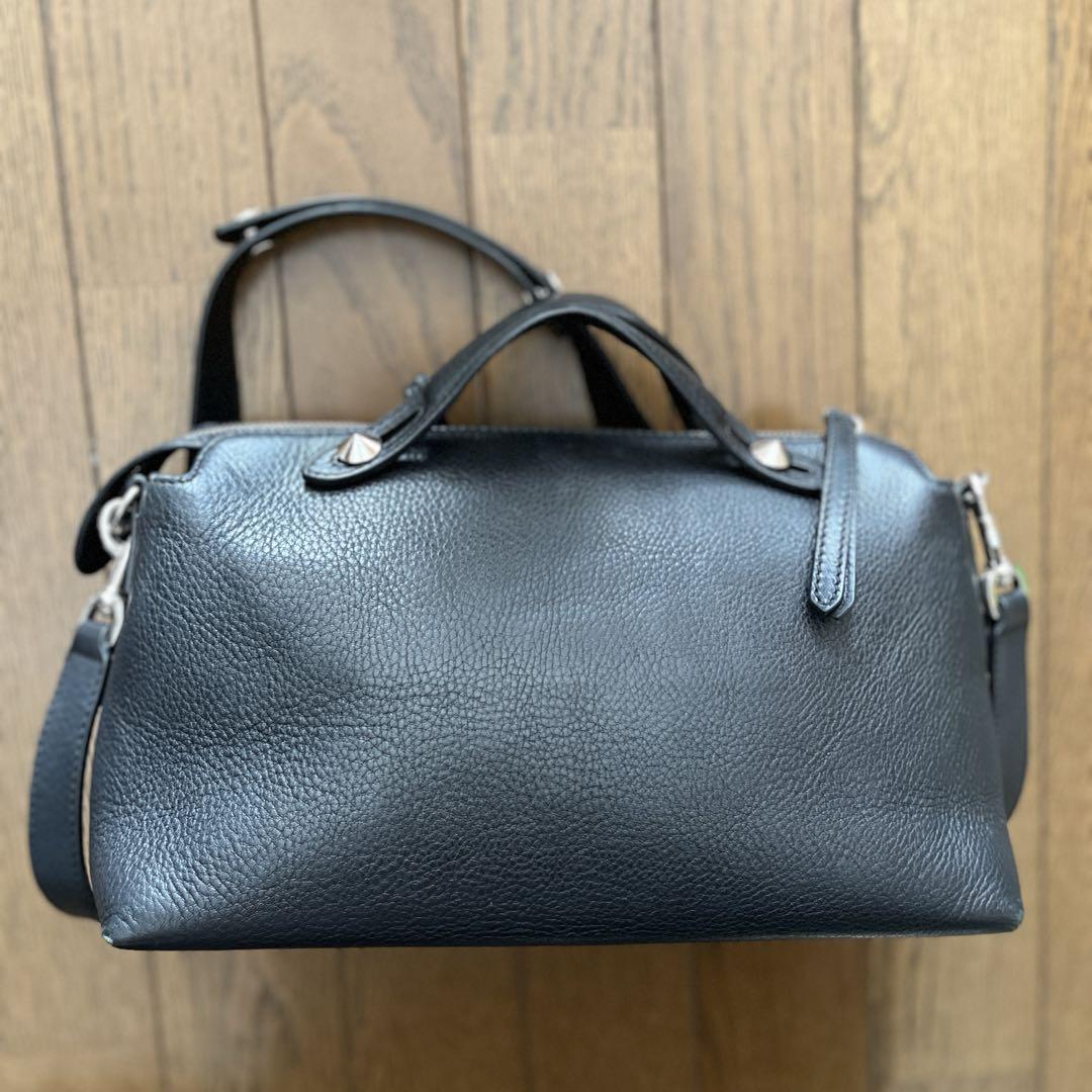 【美品】FENDI フェンディ バイザウェイ ミディアム ブラック バック
