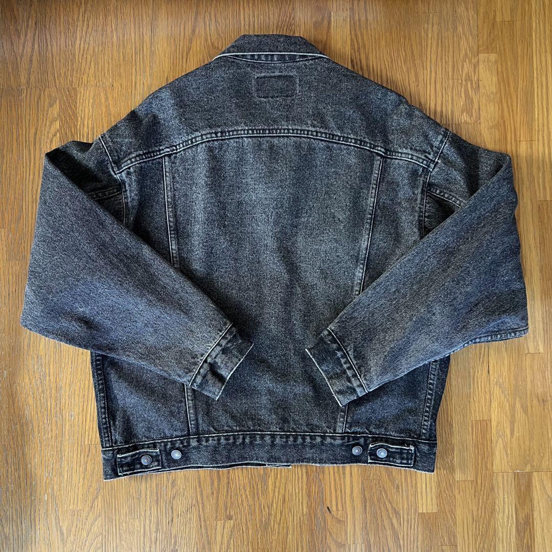90s Levi's 70507 先染め USA製 L ブラックデニムジャケット