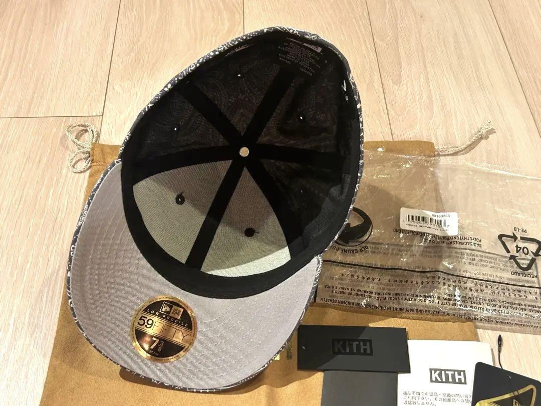 Kith New Era & Yankees 59fifty ペイズリーキャップ