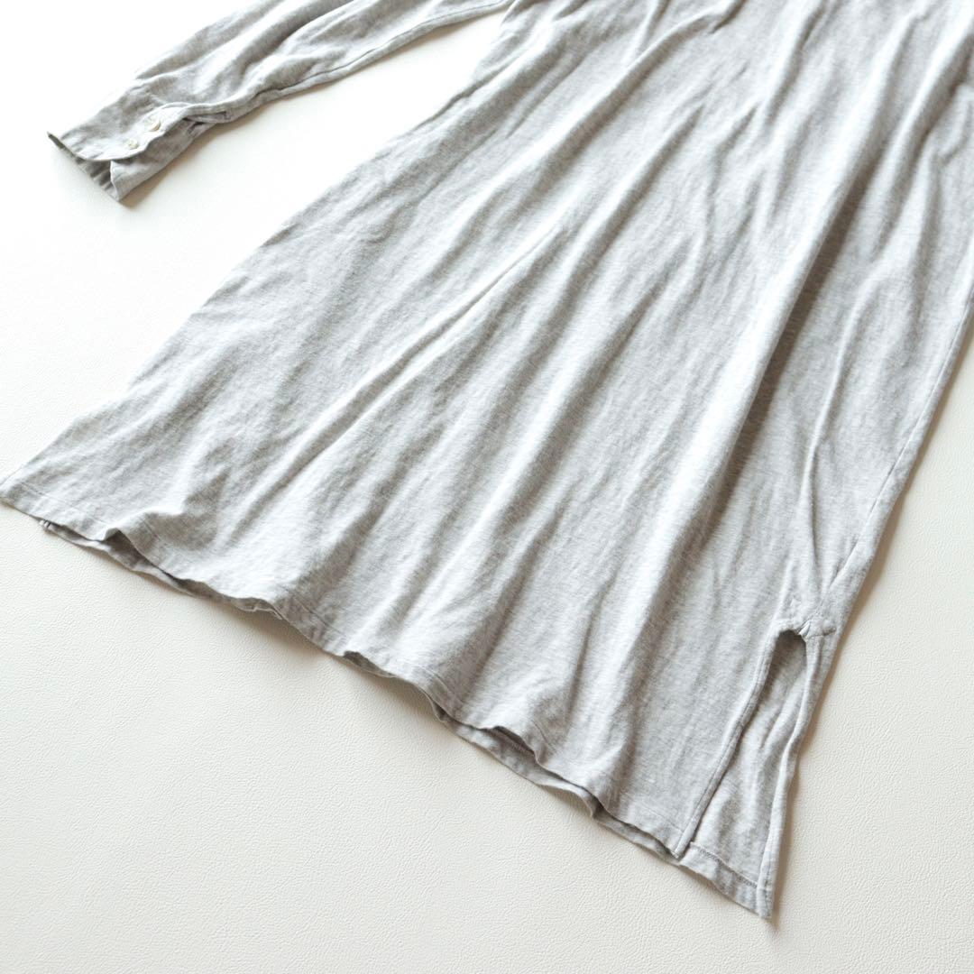 5177【美品】45R チュニック ピンタック フリル S